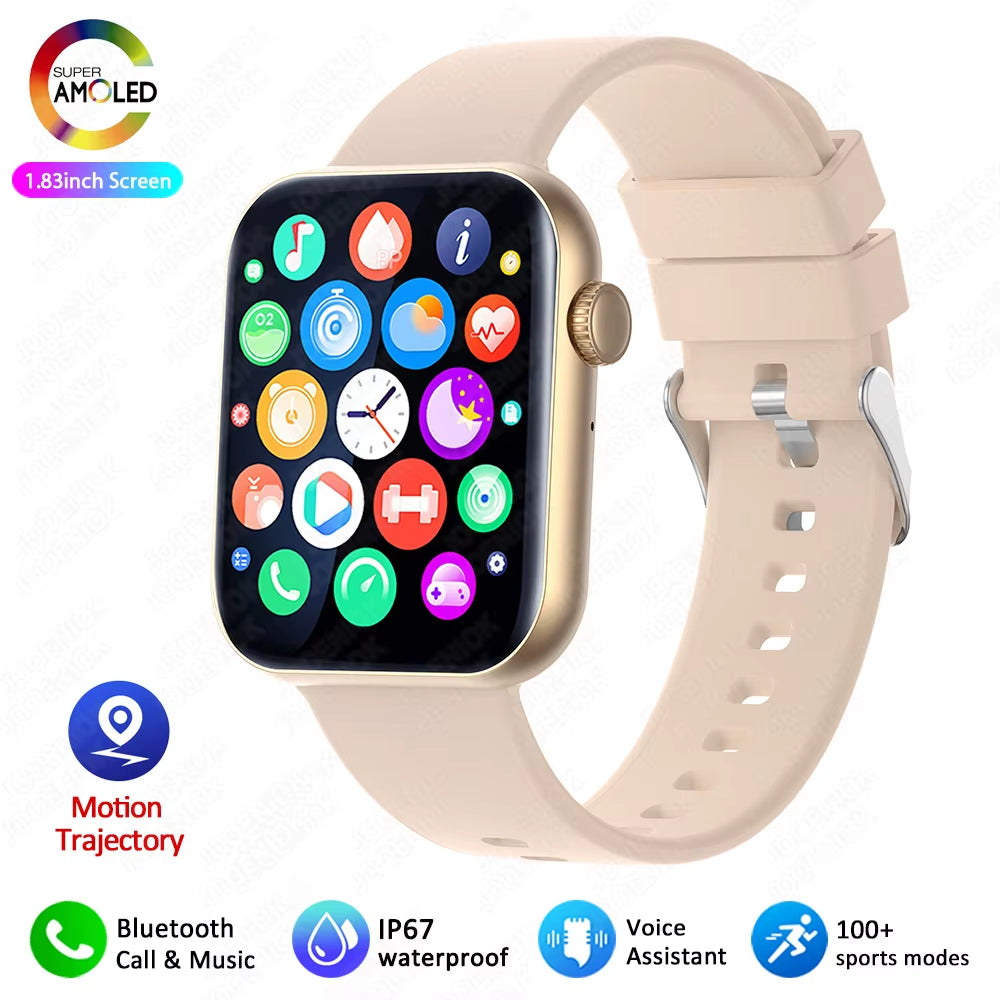 New Smart Watch for Women Full Touch Screen Bluetooth Call Waterproof Watches Sport Fitness Tracker Smartwatch Lady Reloj Mujer