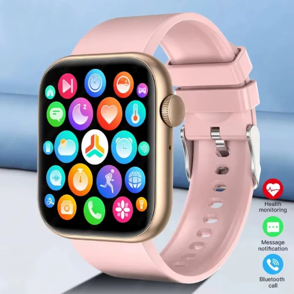 New Smart Watch for Women Full Touch Screen Bluetooth Call Waterproof Watches Sport Fitness Tracker Smartwatch Lady Reloj Mujer