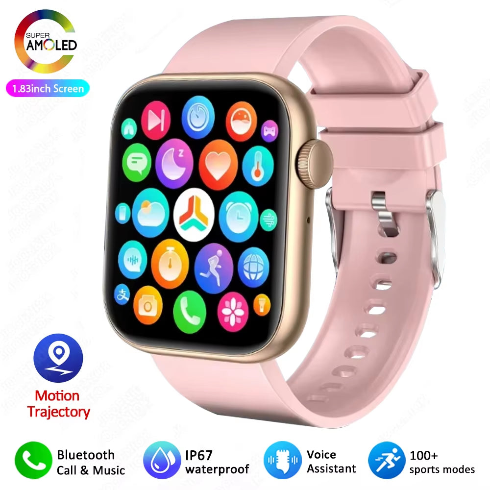 New Smart Watch for Women Full Touch Screen Bluetooth Call Waterproof Watches Sport Fitness Tracker Smartwatch Lady Reloj Mujer