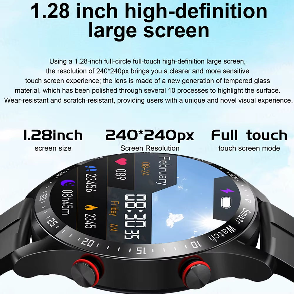 2026 New Classic Smart Watch Men Women ECG+PPG HD Screen Bluetooth Call GPS Tracker Heart Rate IP68 Waterproof Sports Smartwatch