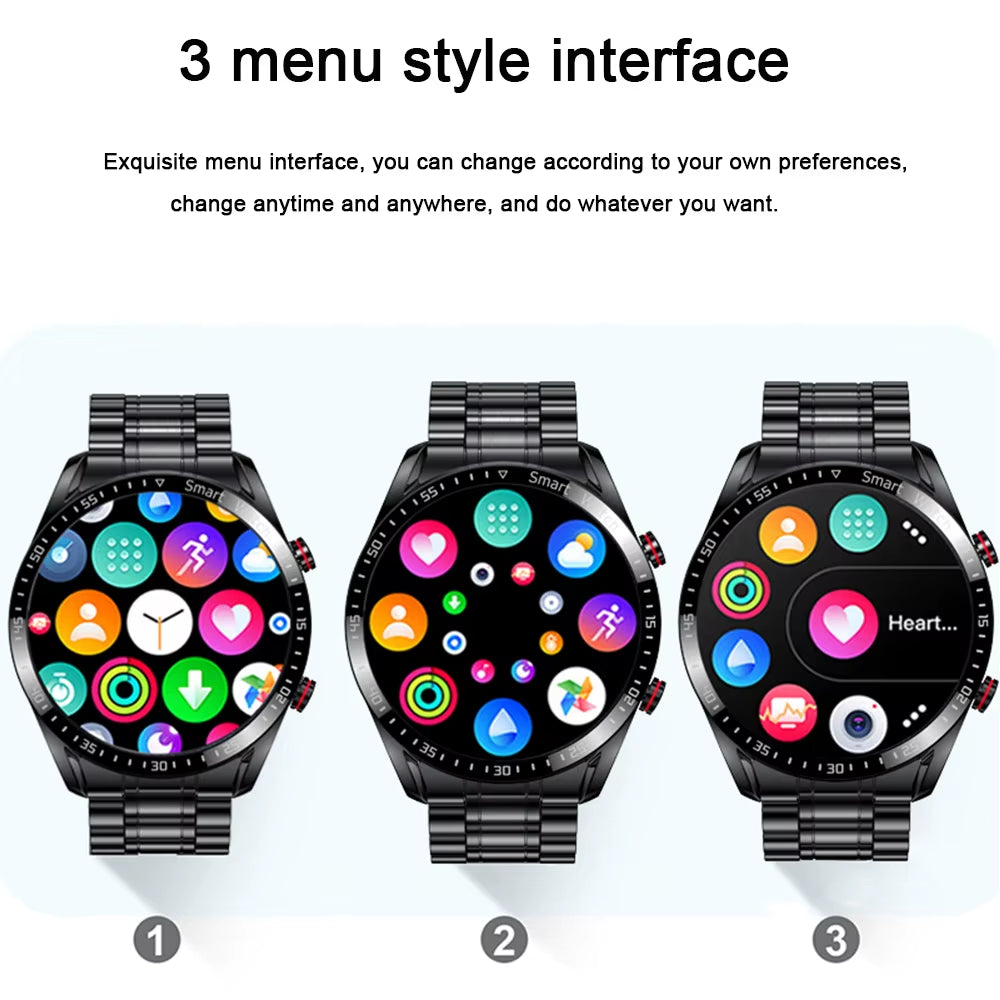 2026 New Classic Smart Watch Men Women ECG+PPG HD Screen Bluetooth Call GPS Tracker Heart Rate IP68 Waterproof Sports Smartwatch