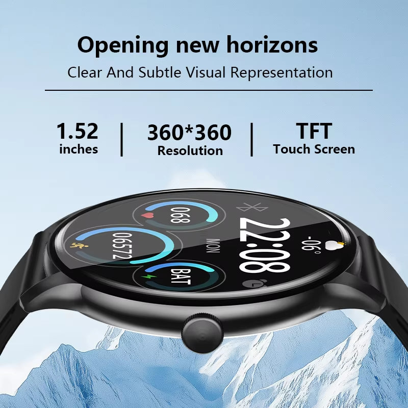LXASFIT 2025 New Smart Watch Heart Rate Sleep Health Monitor Bluetooth Talk Ladies Sport Smart Watch for Android IOS