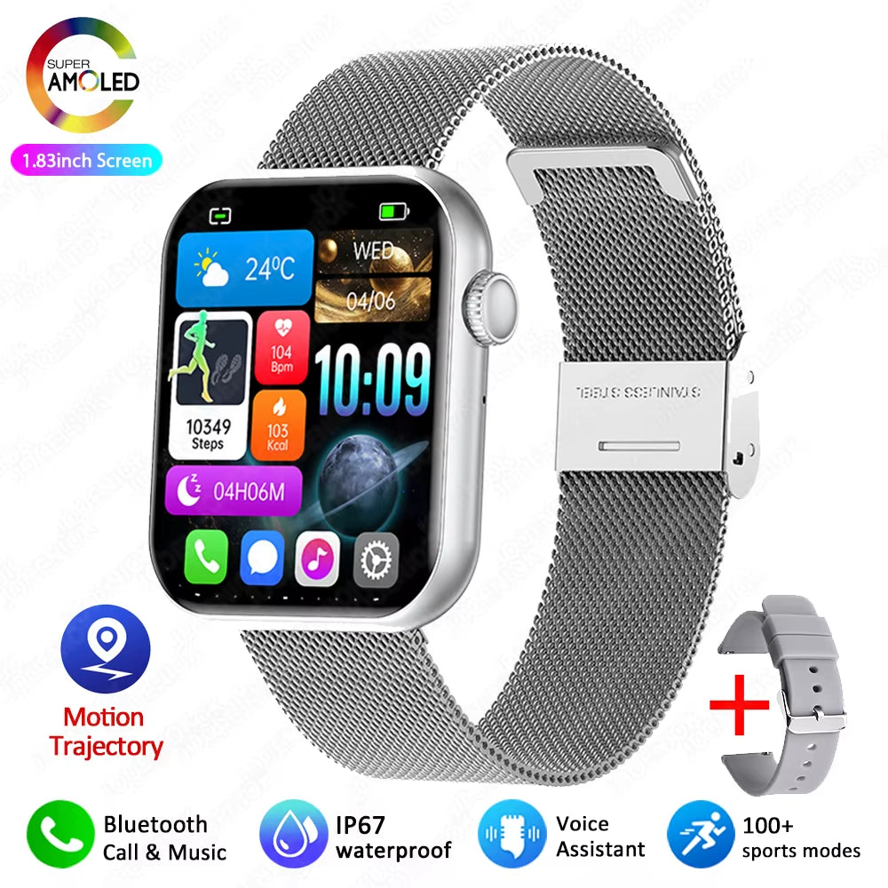 New Smart Watch for Women Full Touch Screen Bluetooth Call Waterproof Watches Sport Fitness Tracker Smartwatch Lady Reloj Mujer